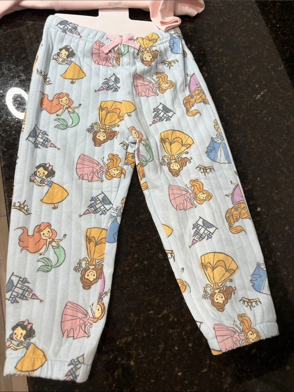 DISNEY Baby NWT 4-piece set, crew sweatshirt, matching pants, 2 bodysuits
